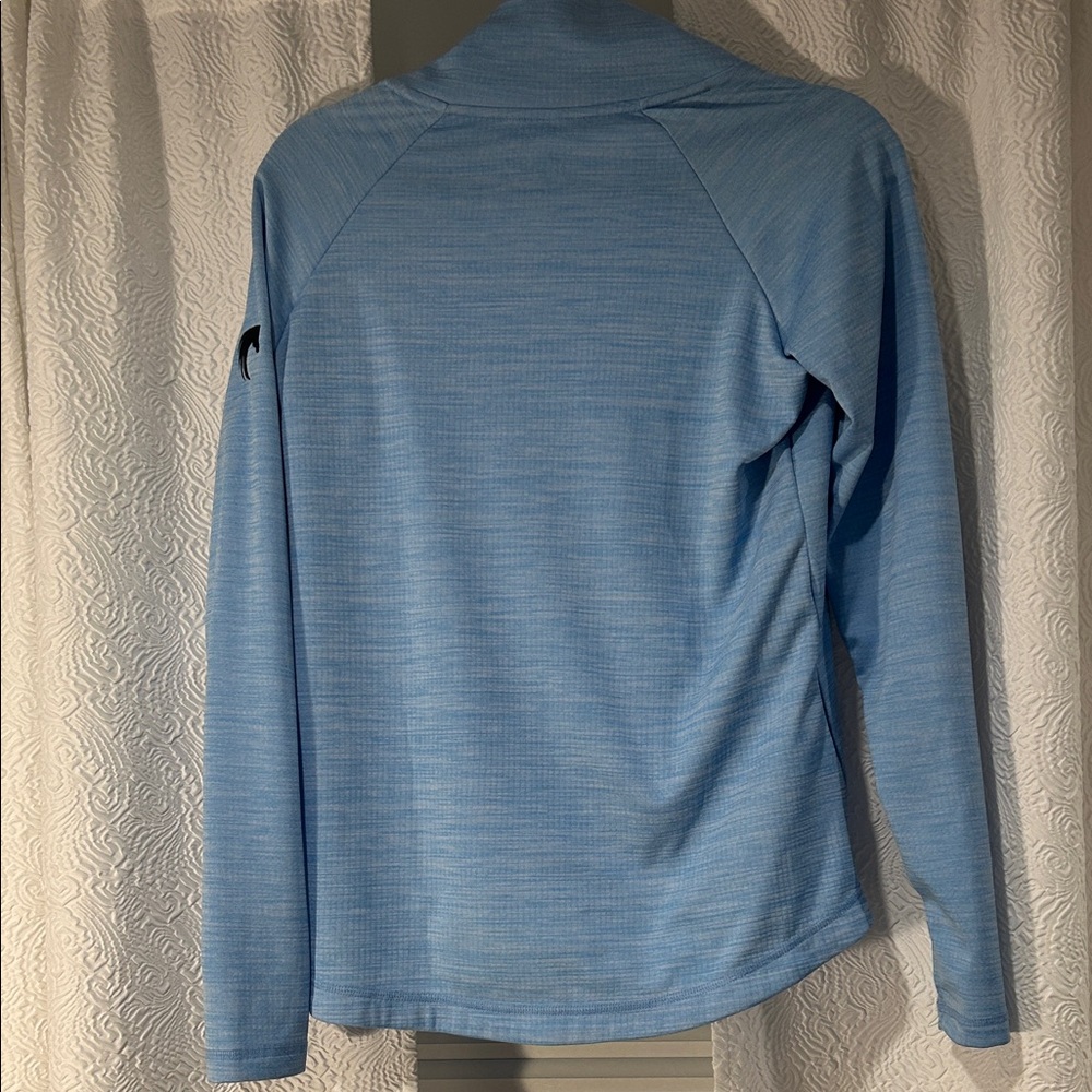 IBKUL Light Blue Long Sleeve Mock Neck Top - Picture 5 of 5